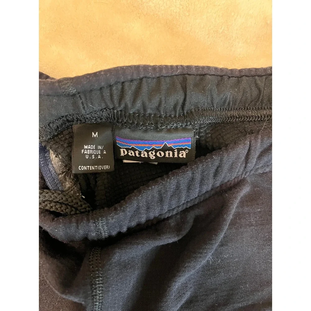 Patagonia Capilene Midweight Base Layer Pants Mens Medium Black Thermal Leggings